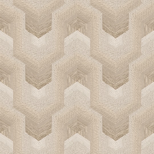 Designs Direct Embroidered Polygonal Dream Wallpaper